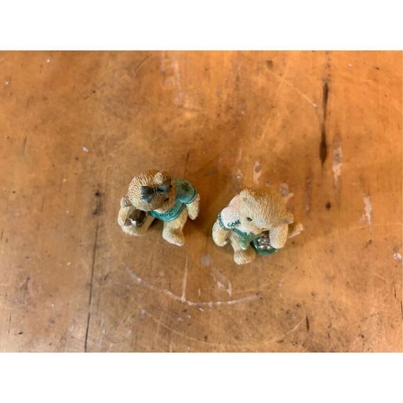 Cherished Teddies 1998 Good Luck Charm Duo (2 pc lot) 476943 Collector Teddy (82 - Picture 5 of 8